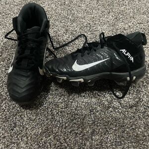 Nike Alpha Black and White Cleats